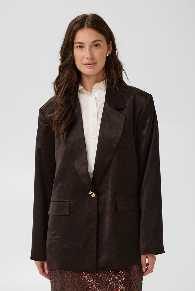 Culture Blazer Leo Print