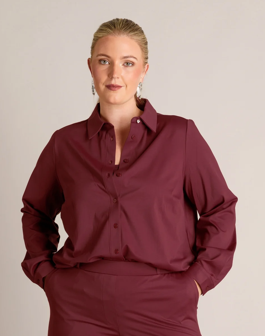 Yest Blouse Bordeaux