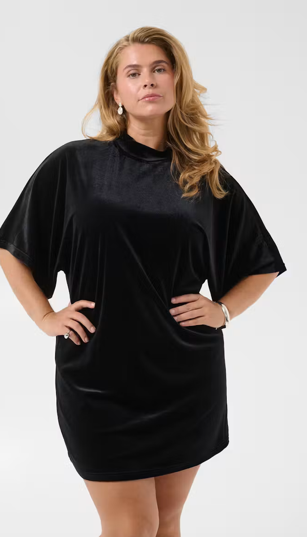Kaffe Curve Jurk Zwart