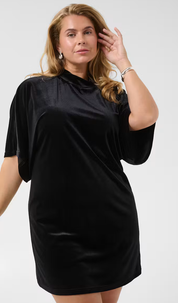 Kaffe Curve Jurk Zwart