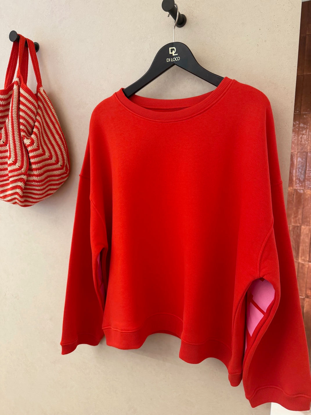 The Shirt Project Pull Print Rood