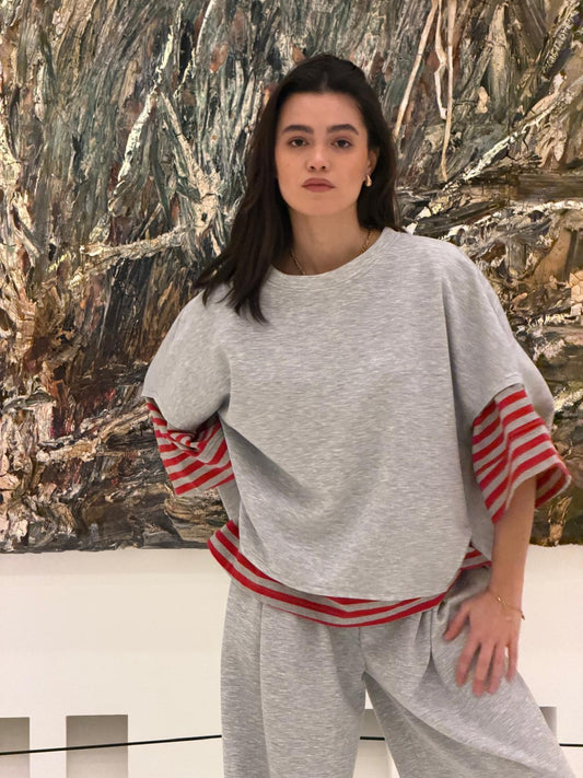 Black Rose Sweater Grijs