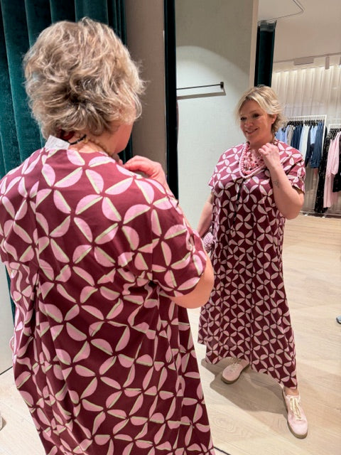 Niu Kleed Lang Print