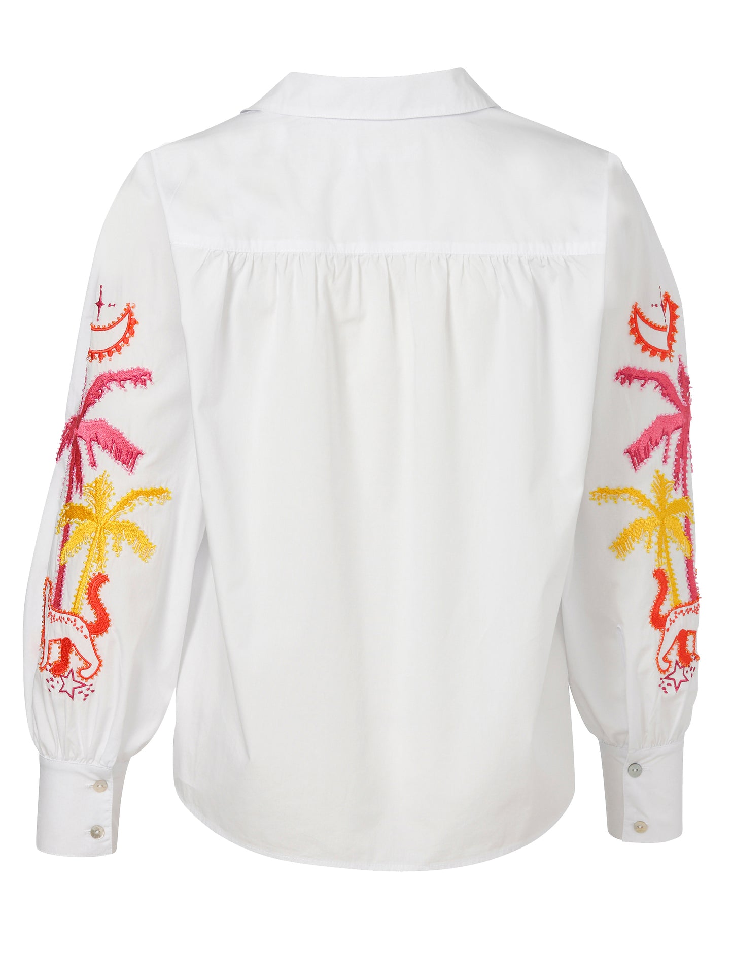 Eiszeit Blouse Wit Print