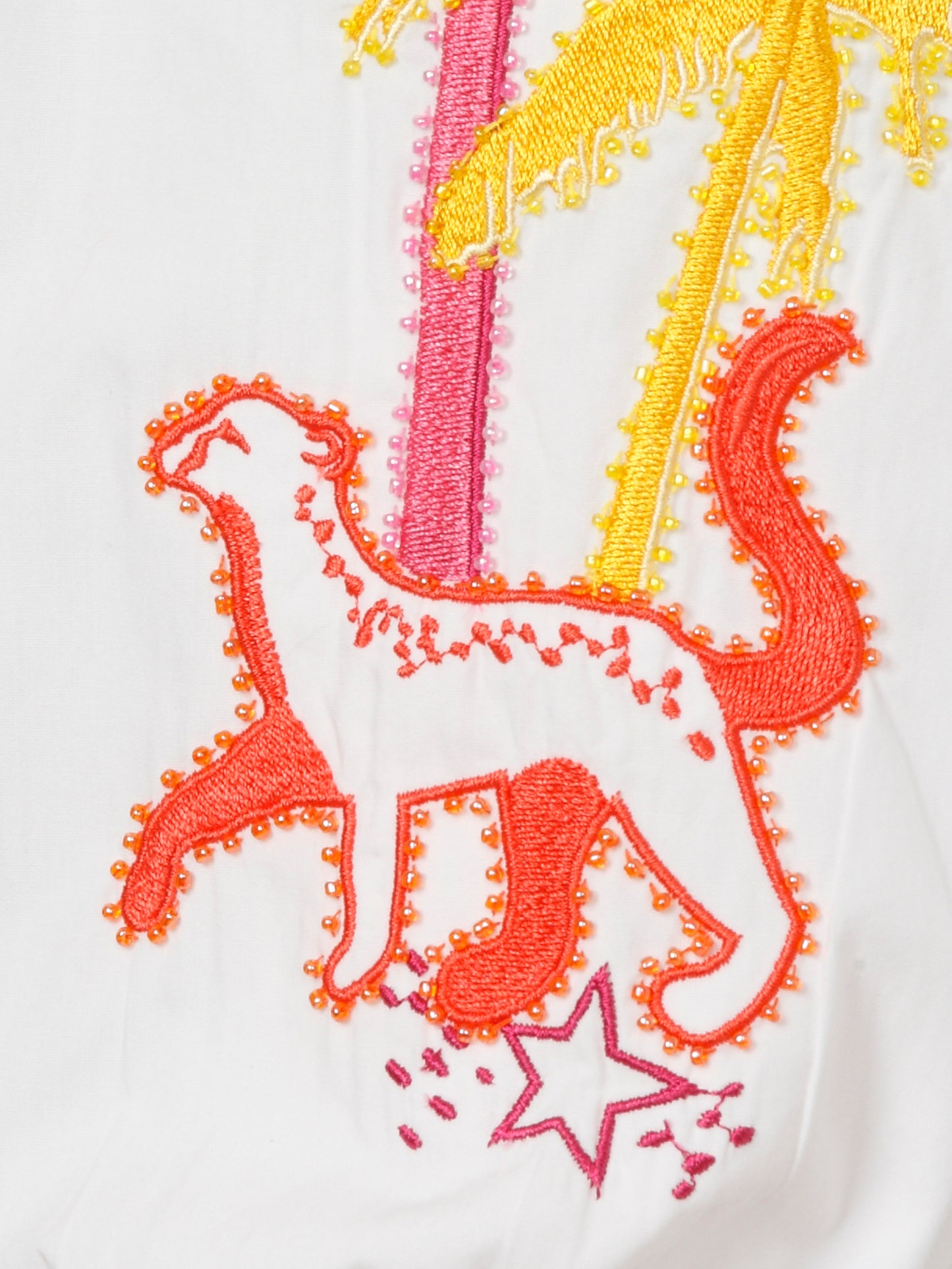 Eiszeit Blouse Wit Print