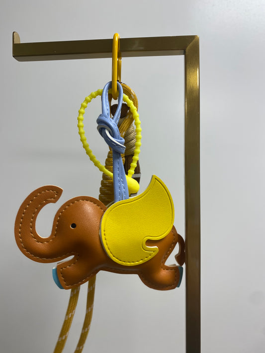 Handtasaccessoire Olifant Geel Meerdere
